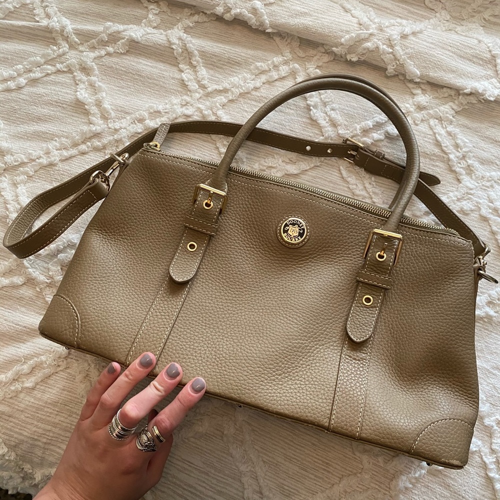Dooney and Bourke taupe purse
